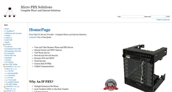 Desktop Screenshot of micropbxsolutions.com
