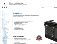 Tablet Screenshot of micropbxsolutions.com